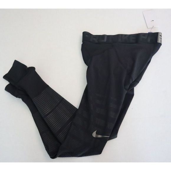 Nike Pro 812988 010 Men's Sz XL Black Hyperrecovery Compression Tights $150 - Picture 10 of 10